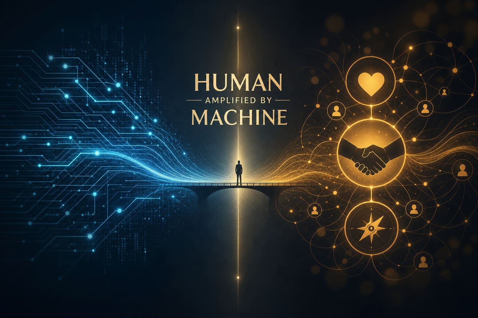 AI won't replace what makes us human — judgment, empathy, and creativity alongside machine speed